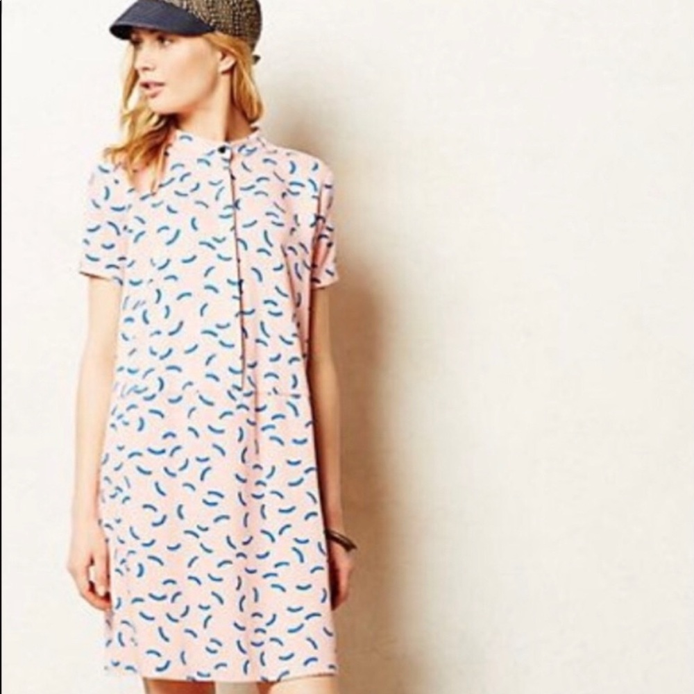 Anthropologie Dusen Dusen Scattered Curves Dress